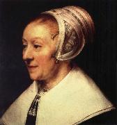 REMBRANDT Harmenszoon van Rijn Portrait of Catrina Hoogshaet at the Age of Fifty painting